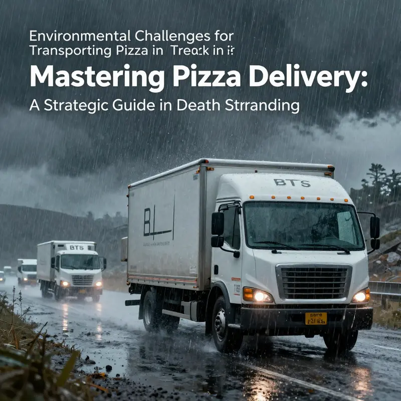 Sam Porter Bridges prepares pizza for delivery in a challenging landscape.