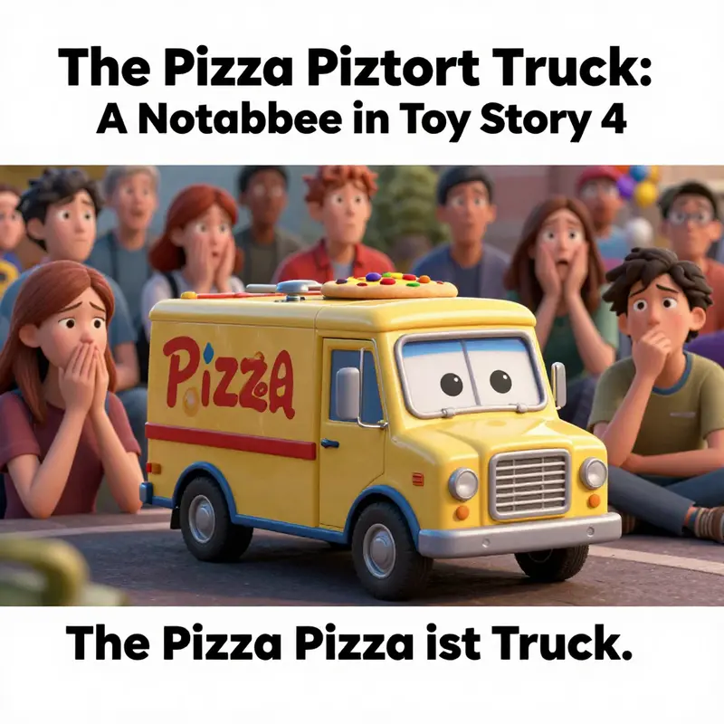 Analyzing the absence of the Pizza Planet Truck in Toy Story 4’s colorful environment.
