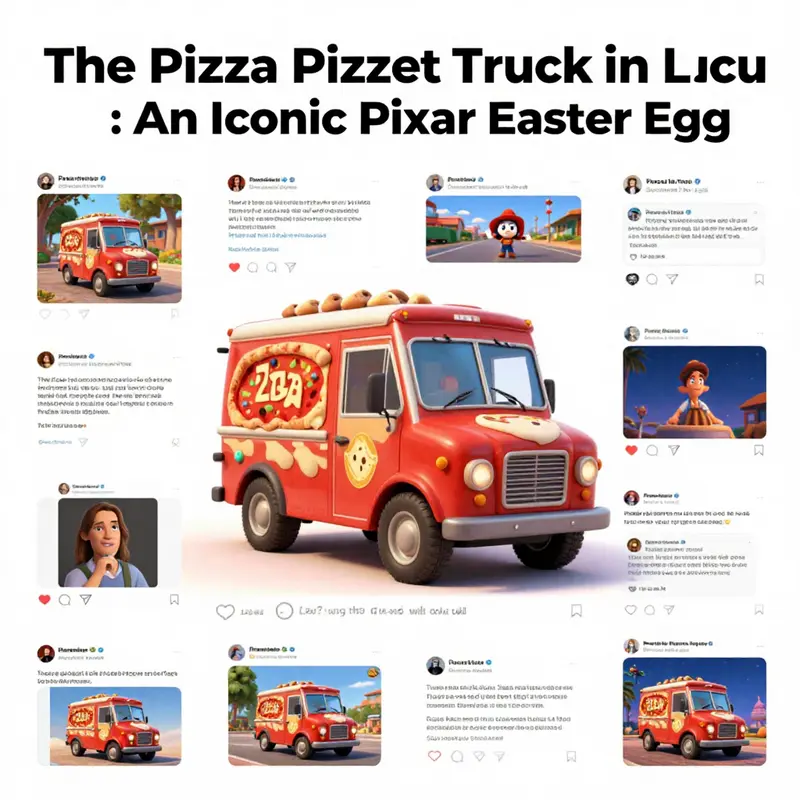The Pizza Planet Truck’s cameo in Luca, a nod to Pixar’s artistic heritage.