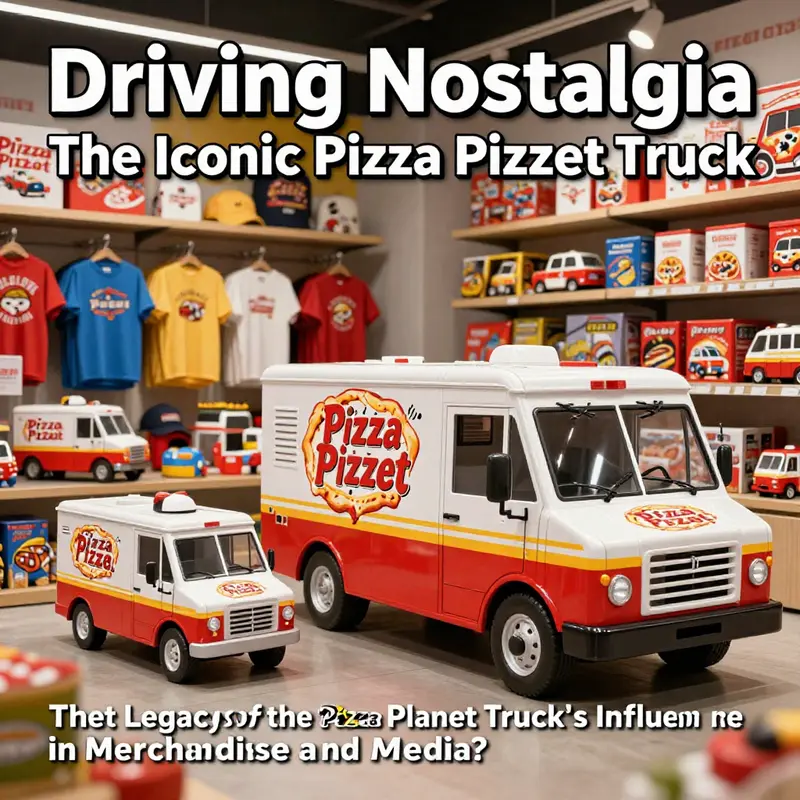 The distinctive design features of the Pizza Planet Truck that make it iconic and memorable.