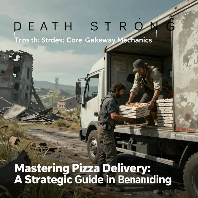 Sam Porter Bridges prepares pizza for delivery in a challenging landscape.