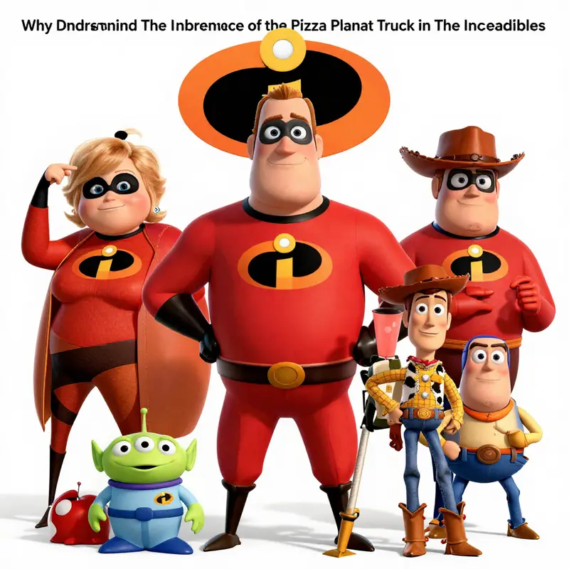 Distinct visuals of The Incredibles and Toy Story showcasing their unique worlds.