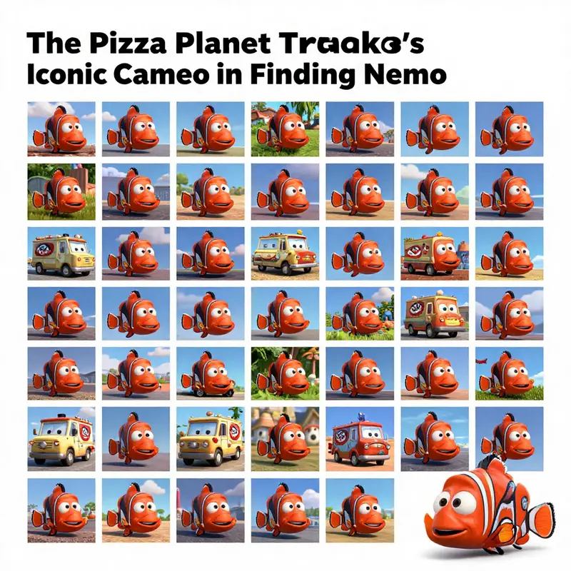 The Pizza Planet Truck makes a subtle appearance in Finding Nemo, blending humor with aquatic adventure.