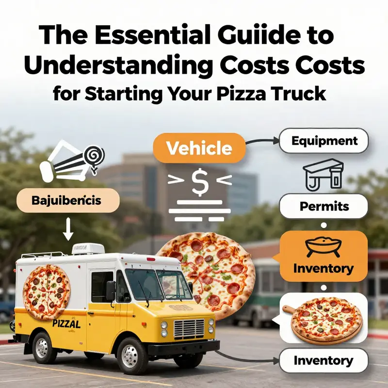 Detailed cost components to consider when starting your pizza truck, providing clarity on initial investments.