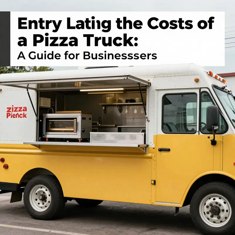 An entry-level pizza truck ready for service, representing budget-friendly options.