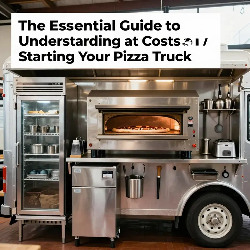 Detailed cost components to consider when starting your pizza truck, providing clarity on initial investments.