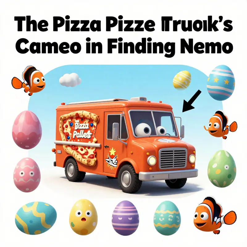 The Pizza Planet Truck makes a subtle appearance in Finding Nemo, blending humor with aquatic adventure.