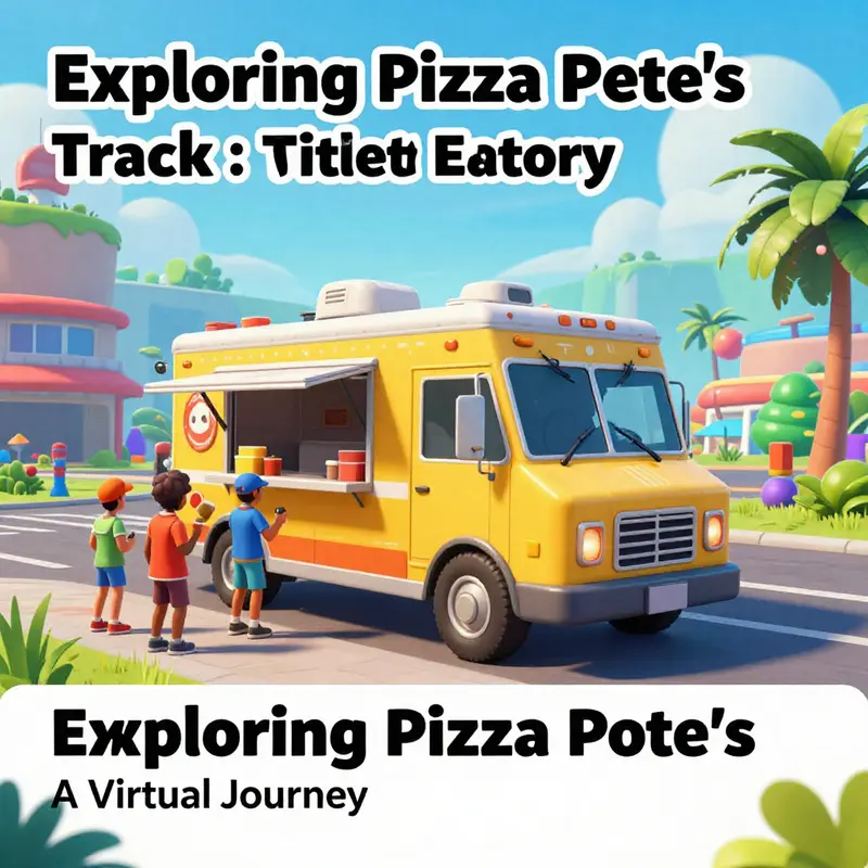 Pizza Pete’s Food Truck in Fortnite, a vibrant landmark for players.