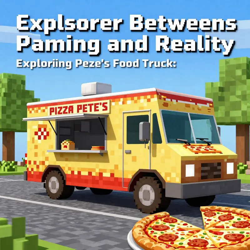 Pizza Pete’s Food Truck in Fortnite, a vibrant landmark for players.