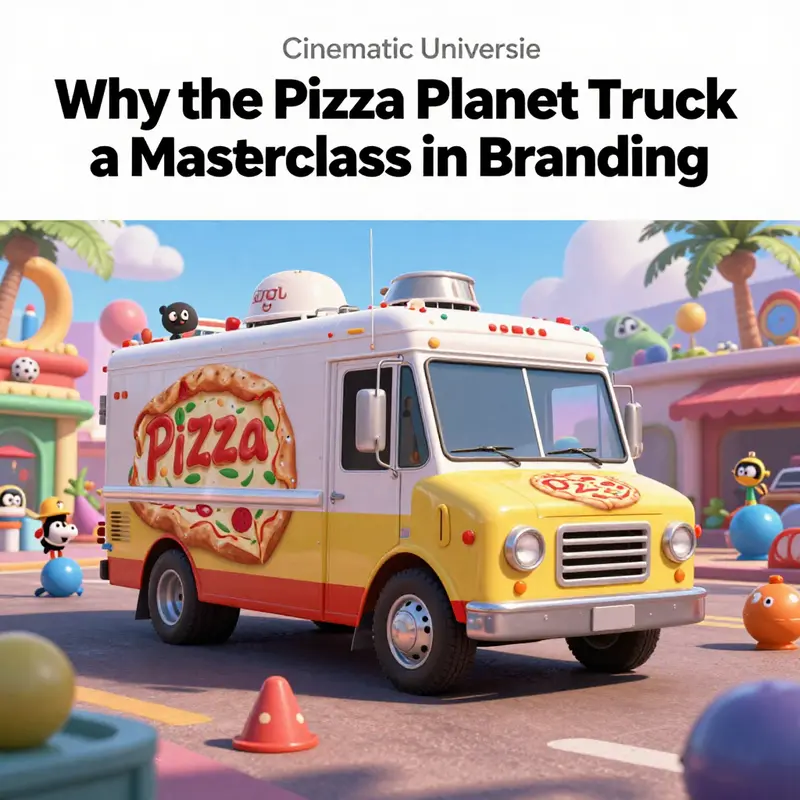 The Pizza Planet Truck’s significance as a recurring element in Pixar’s universe.