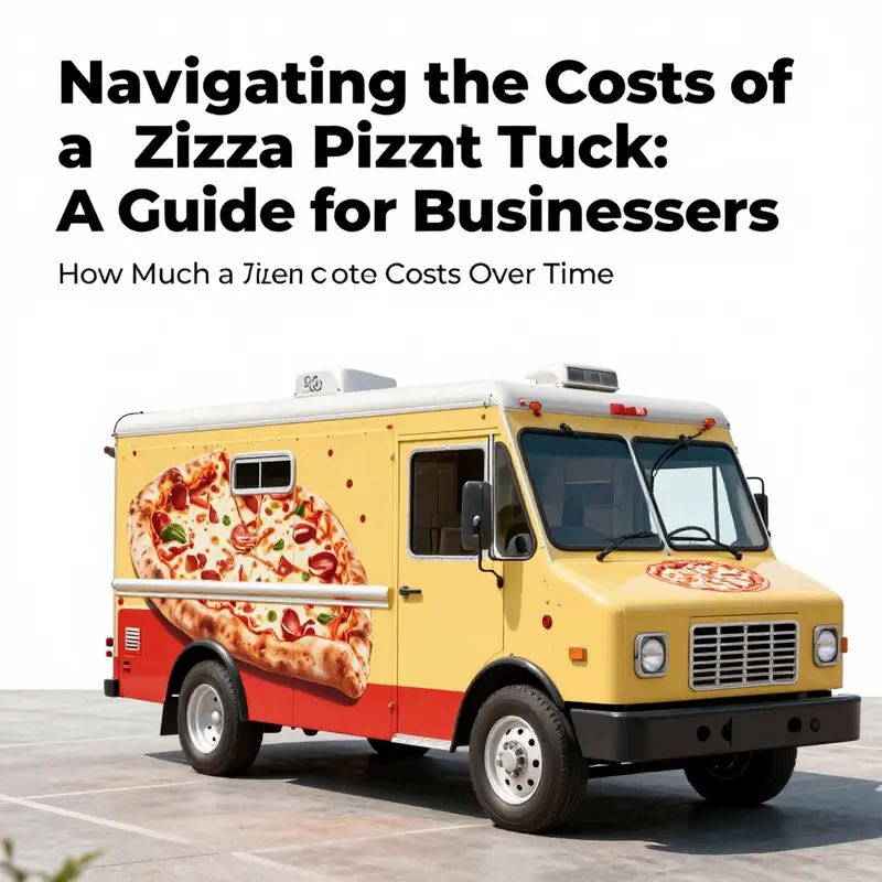 An entry-level pizza truck ready for service, representing budget-friendly options.