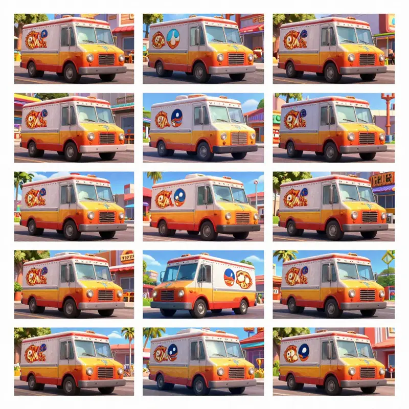 The eye-catching design of the Pizza Planet Truck symbolizes creativity and fun, making it a perfect fit for its fictional universe.