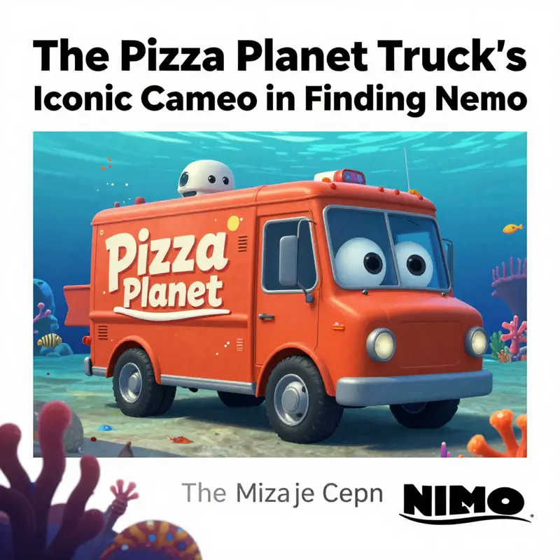 The Pizza Planet Truck makes a subtle appearance in Finding Nemo, blending humor with aquatic adventure.