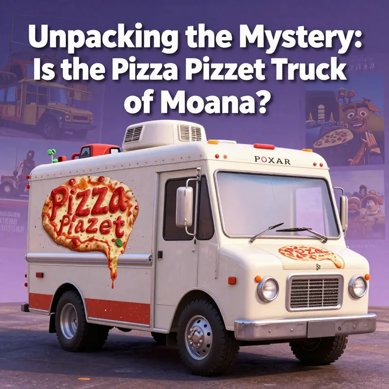 A vibrant scene of Moana’s world, highlighting its oceanic adventure without the Pizza Planet truck.