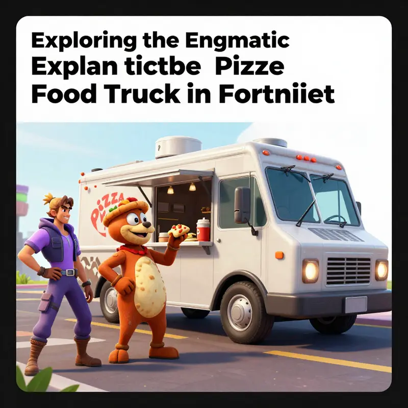 Pizza Pete’s food truck thriving within the energetic world of Fortnite.