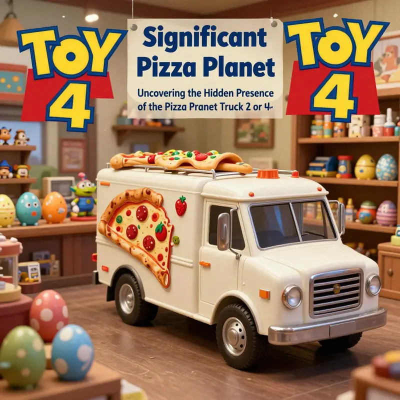Carnival worker showcasing a Pizza Planet tattoo, symbolizing the legacy of the beloved brand within Toy Story 4.