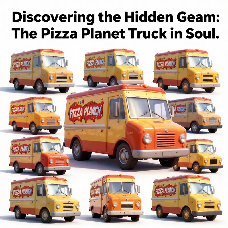 The iconic Pizza Planet Truck appears in a lively New York City scene in Soul, inviting fans to spot this beloved easter egg.