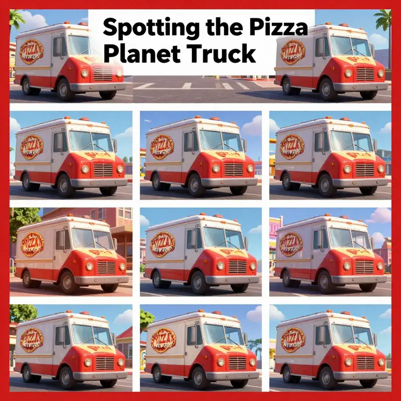 The Pizza Planet Truck’s significance as a recurring element in Pixar’s universe.
