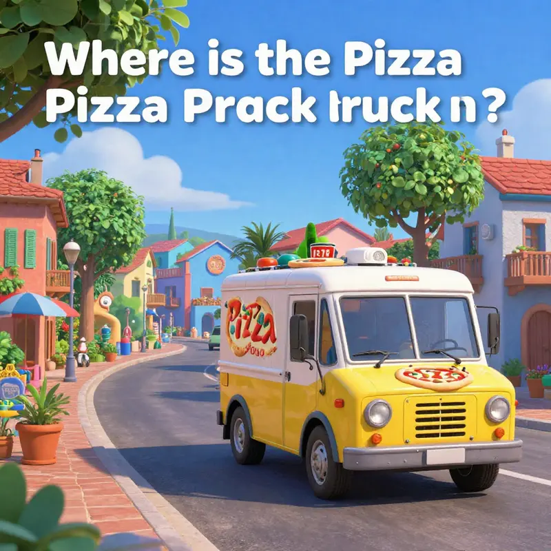 The charming streets of Luca, devoid of the iconic Pizza Planet Truck, reflect the film’s unique aesthetic.