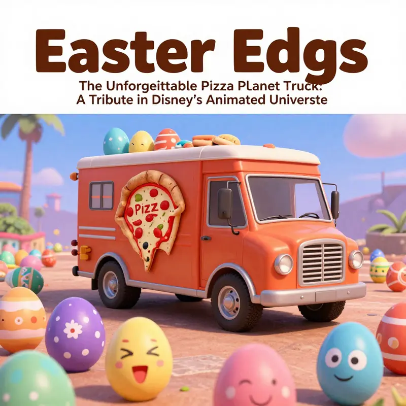 The Pizza Planet Truck is a beloved symbol in Pixar, appearing in numerous films, bridging stories and characters.