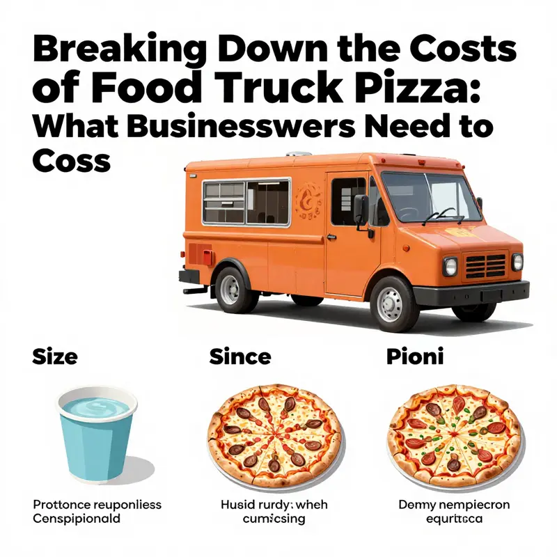 A visual representation of the cost variability in food truck pizza pricing.