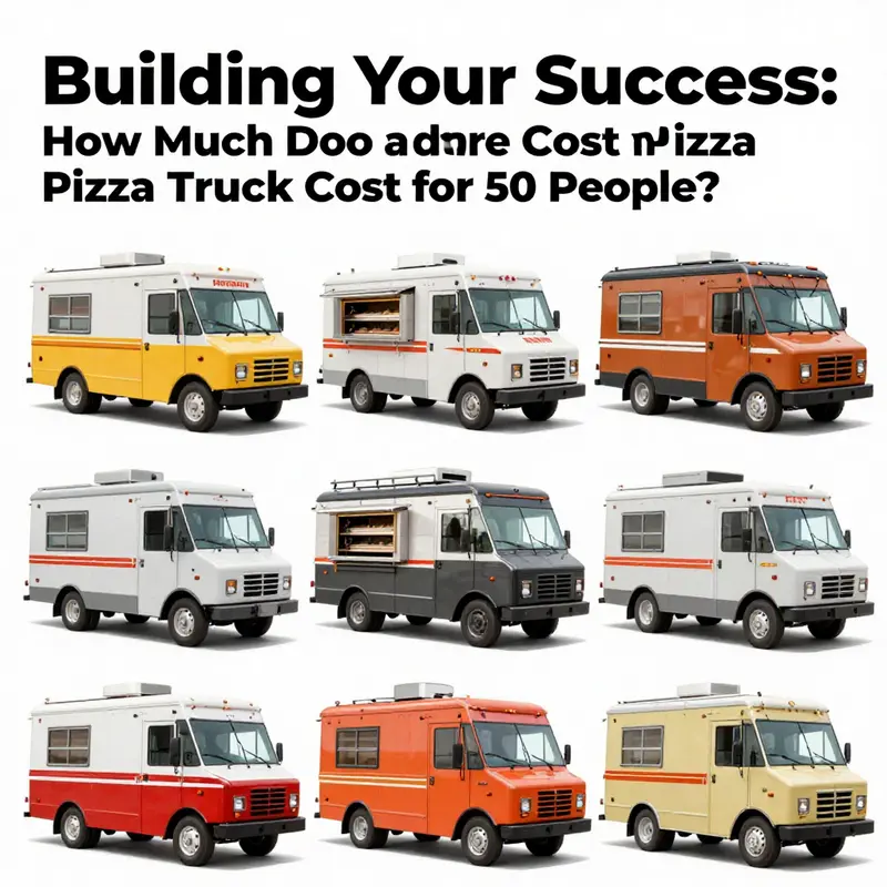 Visual representation of the budgeting process for a pizza truck investment.