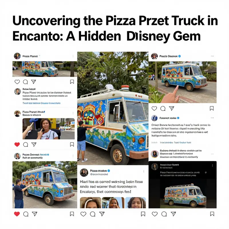 The subtle placement of the Pizza Planet Truck in *Encanto* reflects Disney’s interconnected storytelling.