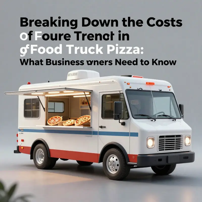 A visual representation of the cost variability in food truck pizza pricing.