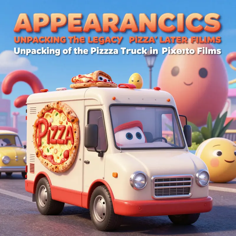 The Pizza Planet Truck in Toy Story, marking its iconic debut.