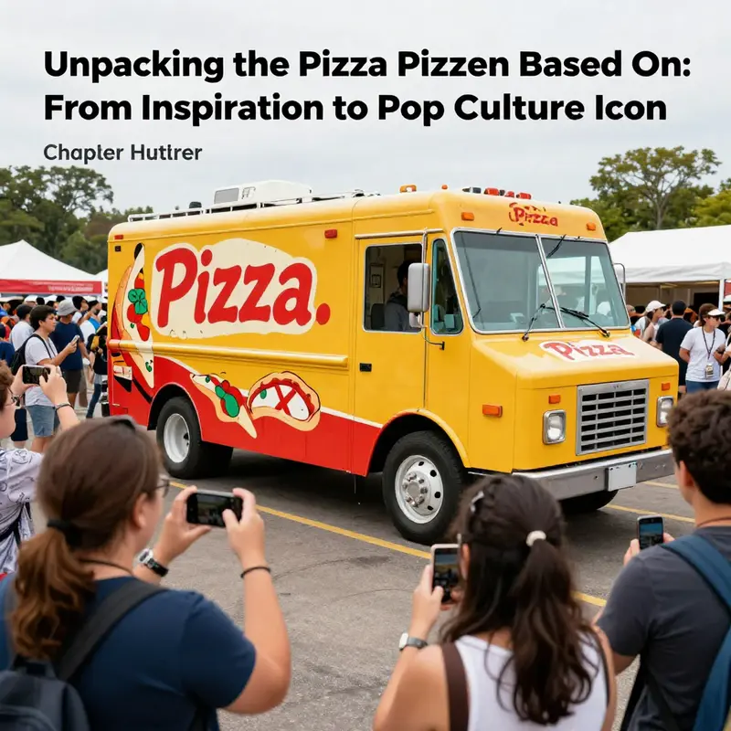 The Pizza Planet truck compared to its real-life inspiration, the Toyota Hilux.