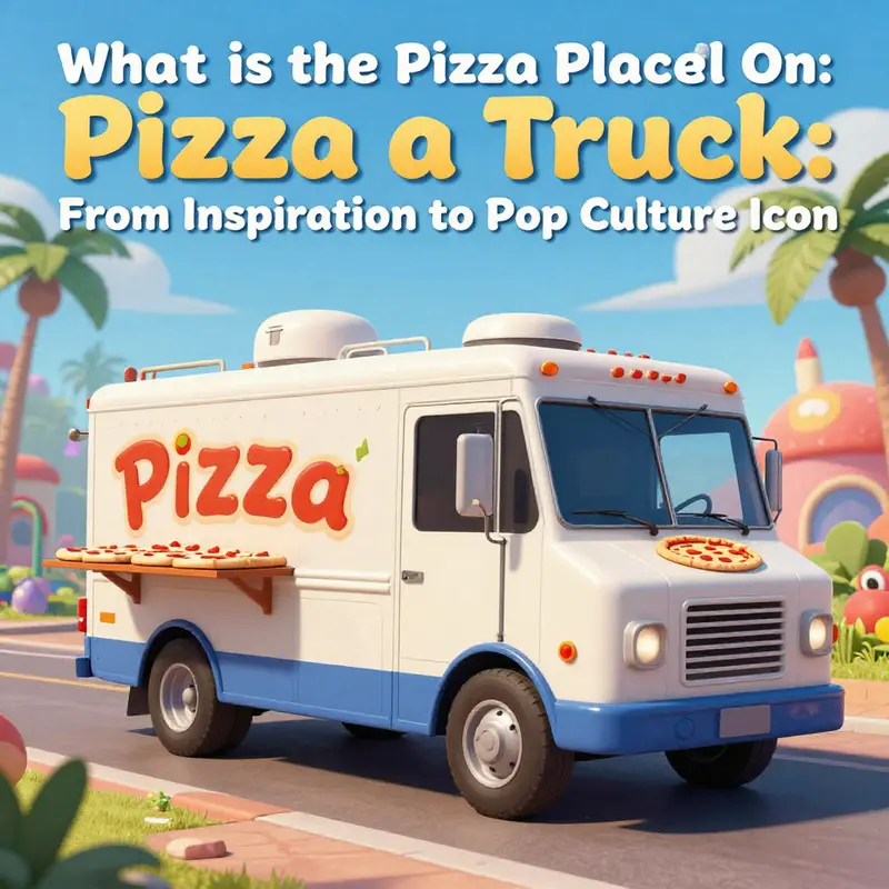 The Pizza Planet truck compared to its real-life inspiration, the Toyota Hilux.