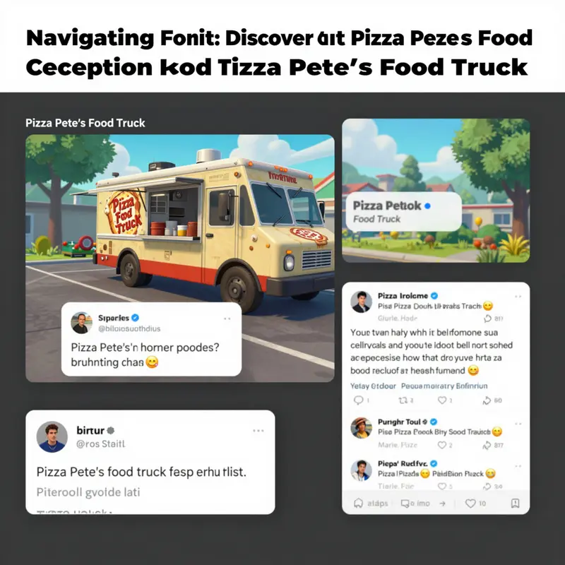 Map detailing Pizza Pete’s Food Truck location in Fortnite.