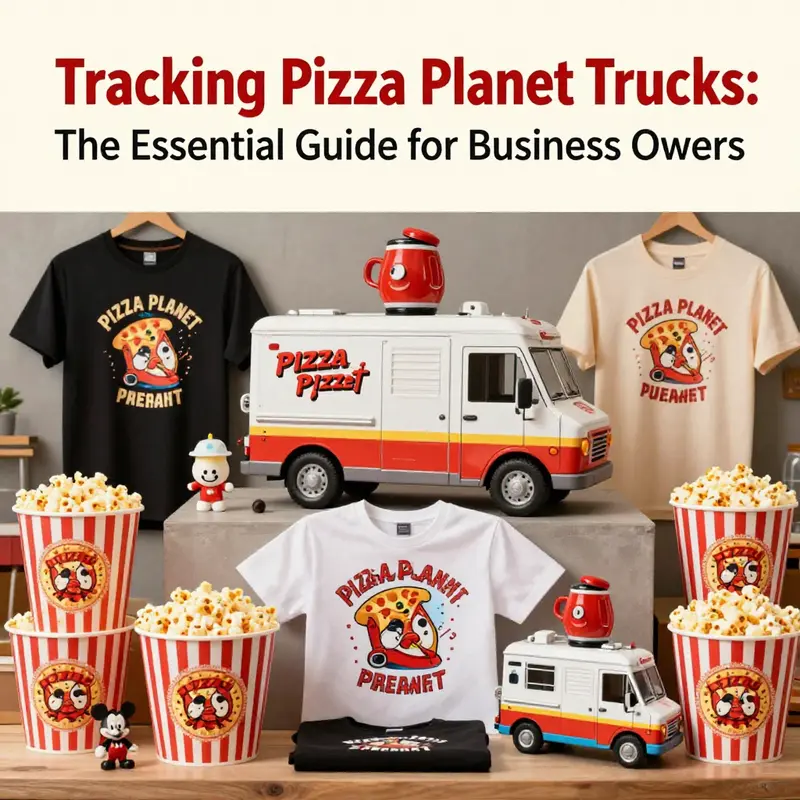 The Pizza Planet Truck at Mickey’s Toontown, a favorite photo spot for families.