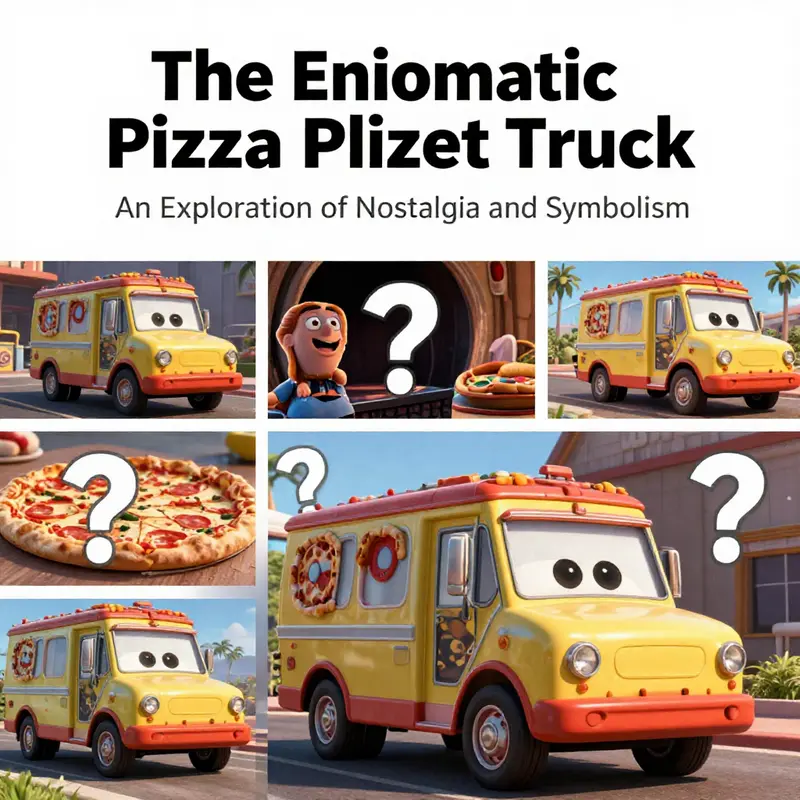 The Pizza Planet Truck stands as a nostalgic emblem, captivating audiences with its recurring appearances in Pixar films.
