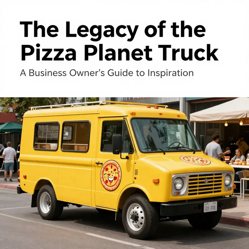 The Pizza Planet Truck showcases a vibrant design that captures attention.