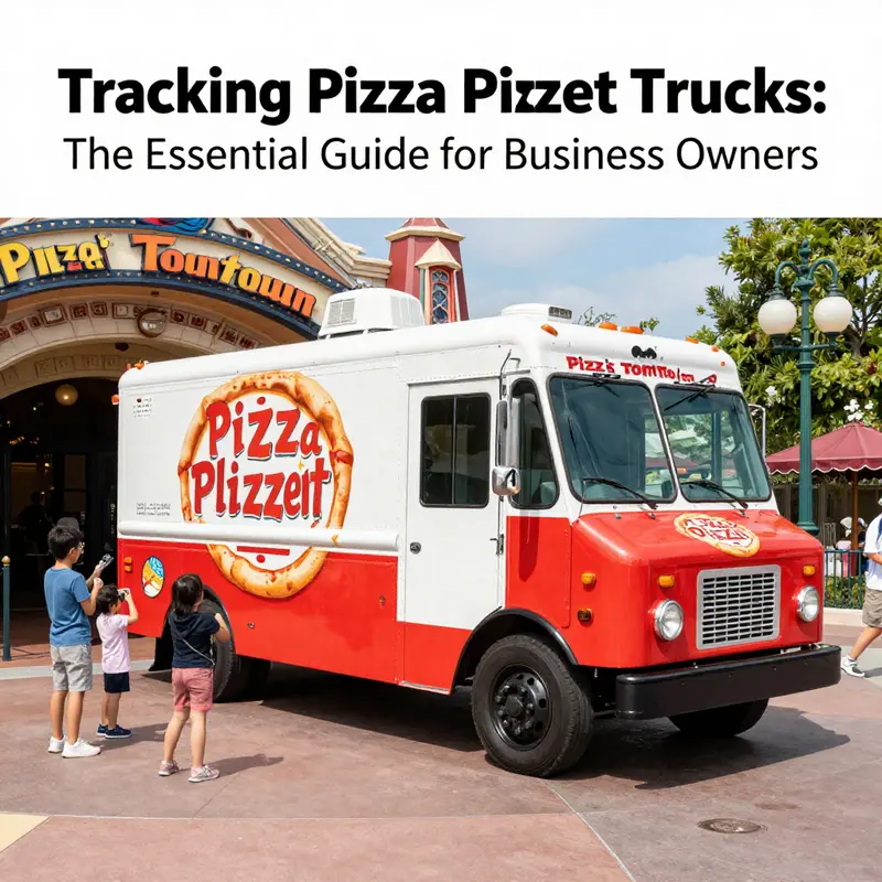 The Pizza Planet Truck at Mickey’s Toontown, a favorite photo spot for families.