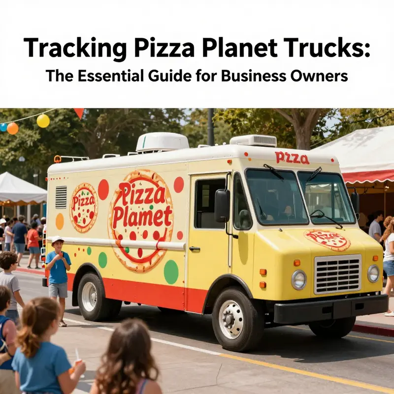 The Pizza Planet Truck at Mickey’s Toontown, a favorite photo spot for families.