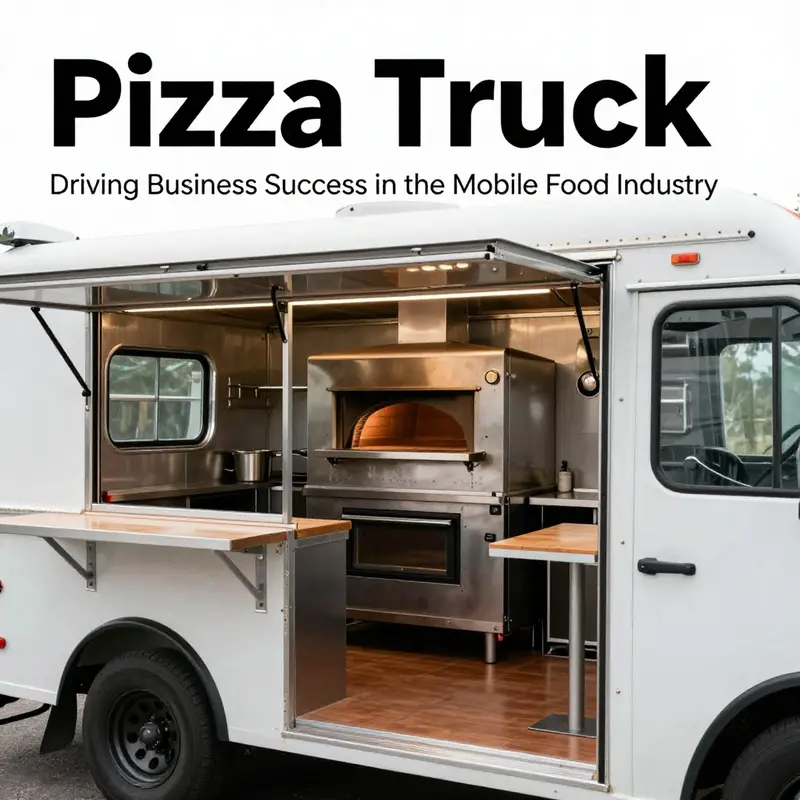 A collage representing the vibrant world of the ‘Pizza Truck’ video game series.