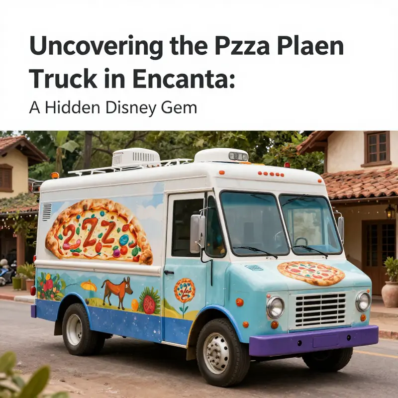 The subtle placement of the Pizza Planet Truck in *Encanto* reflects Disney’s interconnected storytelling.