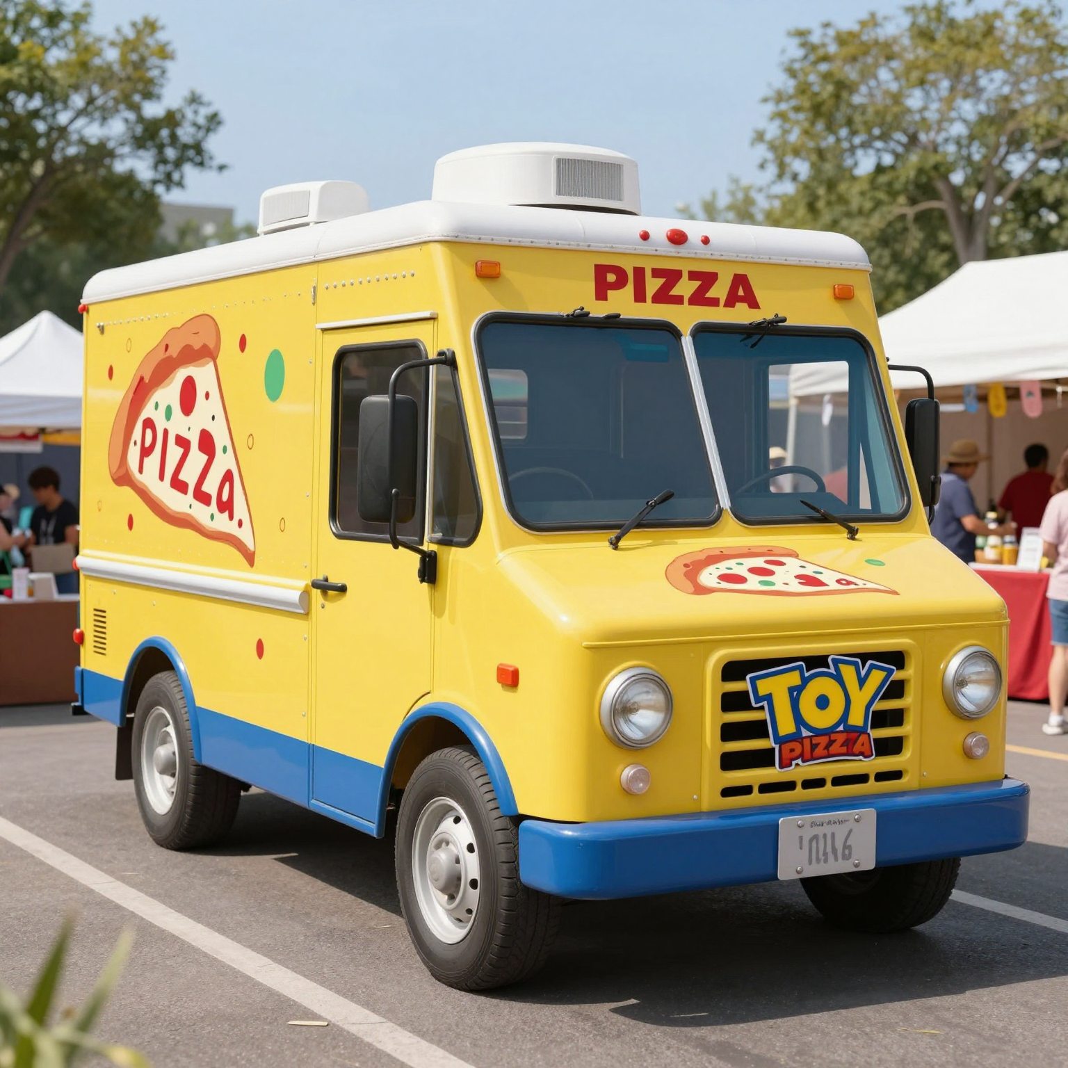 Pizza Truck Inspired by Pizza Planet