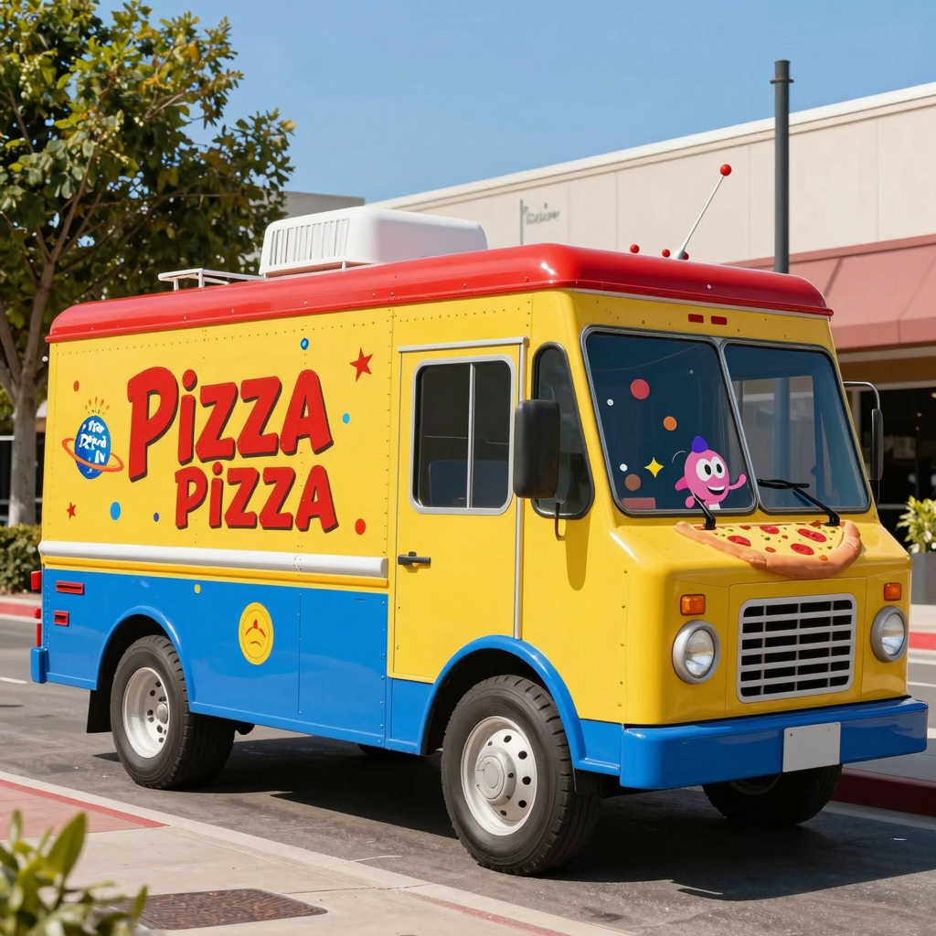 Pizza Planet Inspired Truck