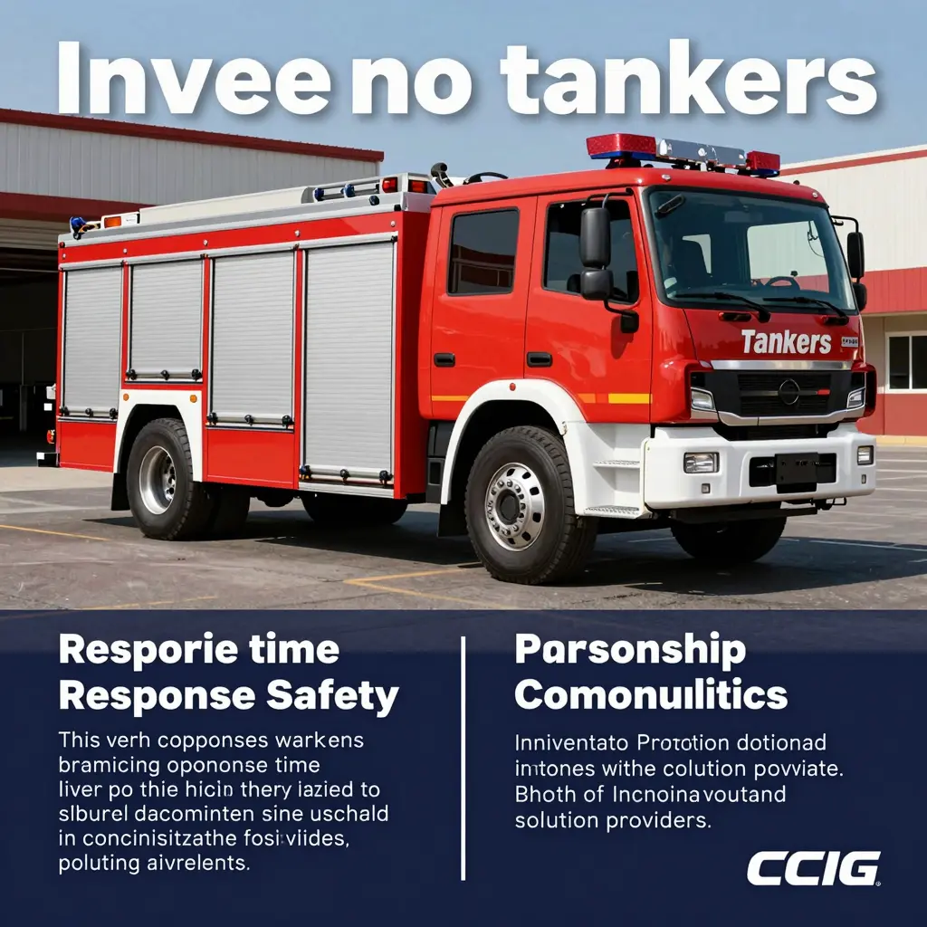 Infographic on Fire Truck Tankers