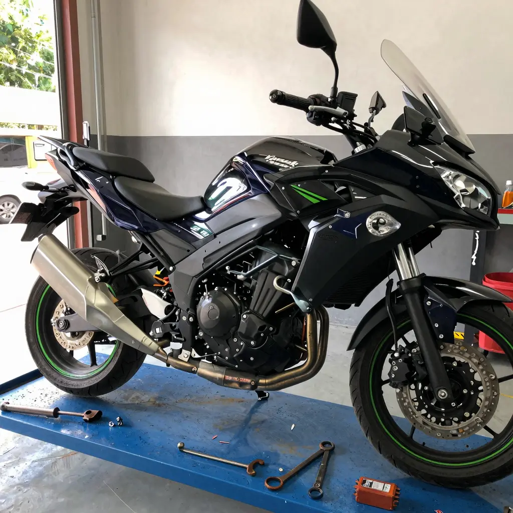 Kawasaki Versys 2015 fairing installation