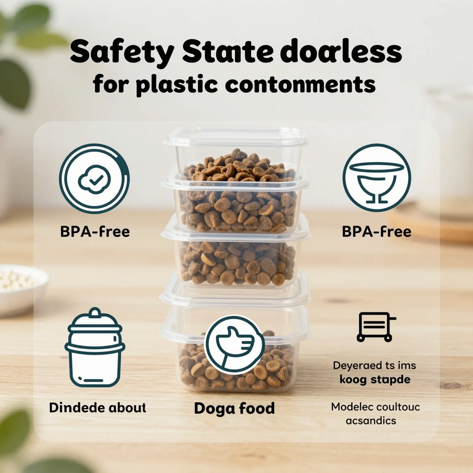 Safety Standards for Plastic Dog Food Containers