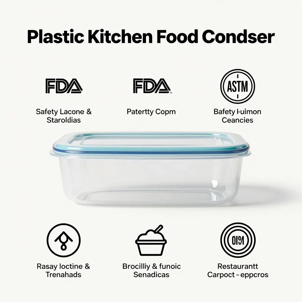 Plastic Kitchen Food Container Safety and Durability Standards