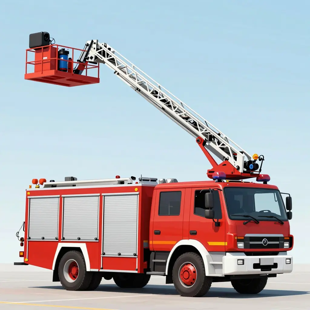 Used Aerial Platform Fire Truck